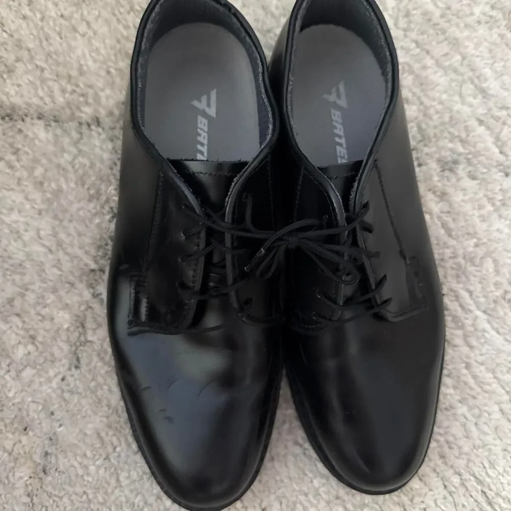Bates Men's Black Oxfords